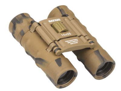 Safari 10x25 Compact Binocular Camo